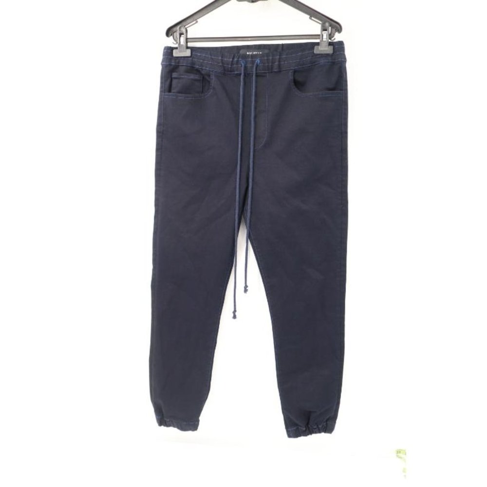 Big‎ star jogger pants mens Medium Breach Sweatpants navy USA made cotton blend